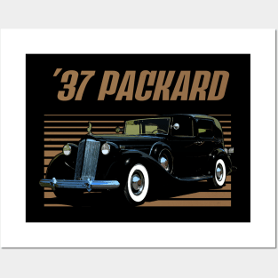 ’37 Packard Awesome Automobile Posters and Art